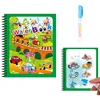 Reusable Water Coloring Book Magic Drawing Book for Kids Toddler Painting Book Montessori Educational Learning Toys for Children 5