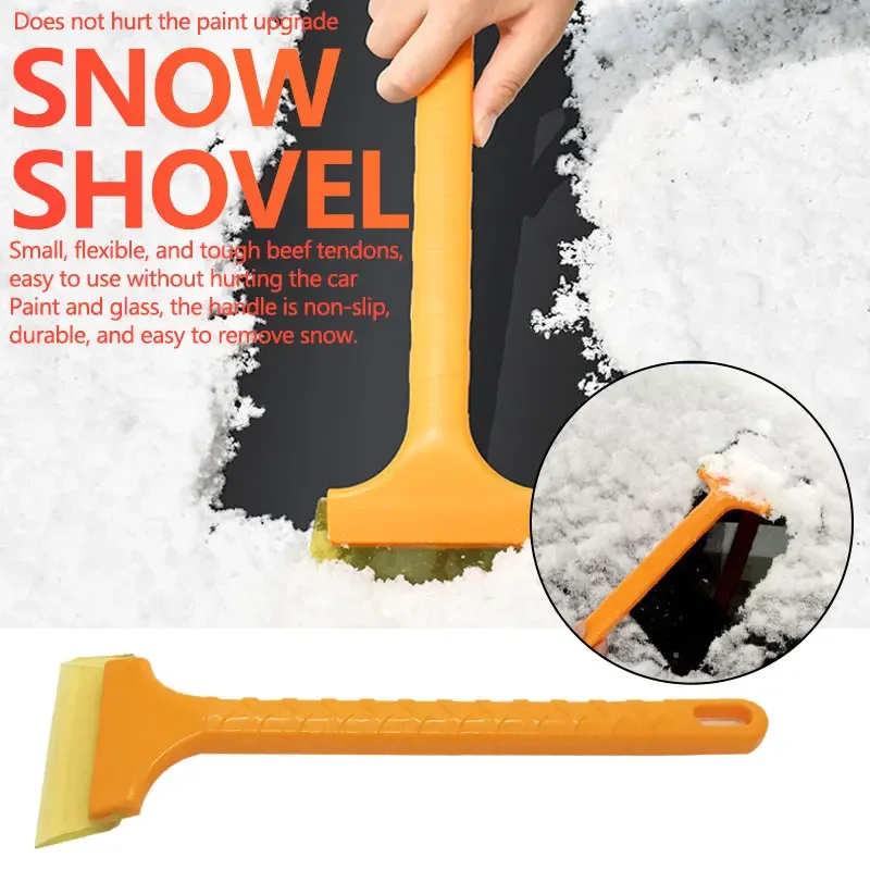 1/2x Snow Removal Scraper Dismantling Car Windshield for All Auto Parts Durable Car Snow Shovel Ice Shovel Window Cleaning Tool