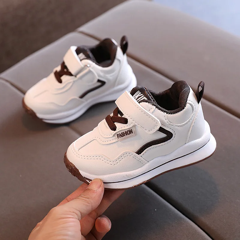 

Size 21-30 Baby Toddler Shoes For Boys Girls Breathable Little Kids Casual Sneaker 2023 New Winter Non-slip Children Sport Shoes