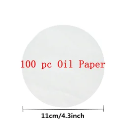 Premium Hamburger and Meat Pie Press with Baking Paper Liners - Patty and Pastry Crafting Tool (Oil Paper)