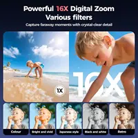 4K digital camera, 64 megapixel ultra high definition camera, 16x digital zoom 180 degree flip screen button digital camera, 32G - Image 5