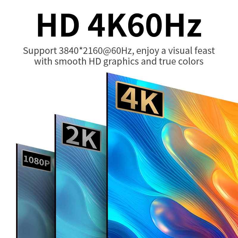 4K DisplayPort to HDMI adapter Unnlink DP male to female HDMI converter for graphics card PC laptop HD TV monitor projector