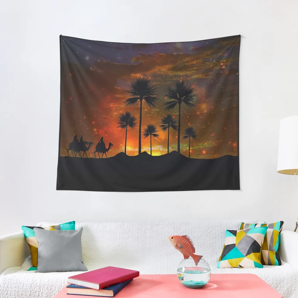 

Desert Cosmic Tapestry Wall Mural Cute Decor Decoration For Home Tapestry