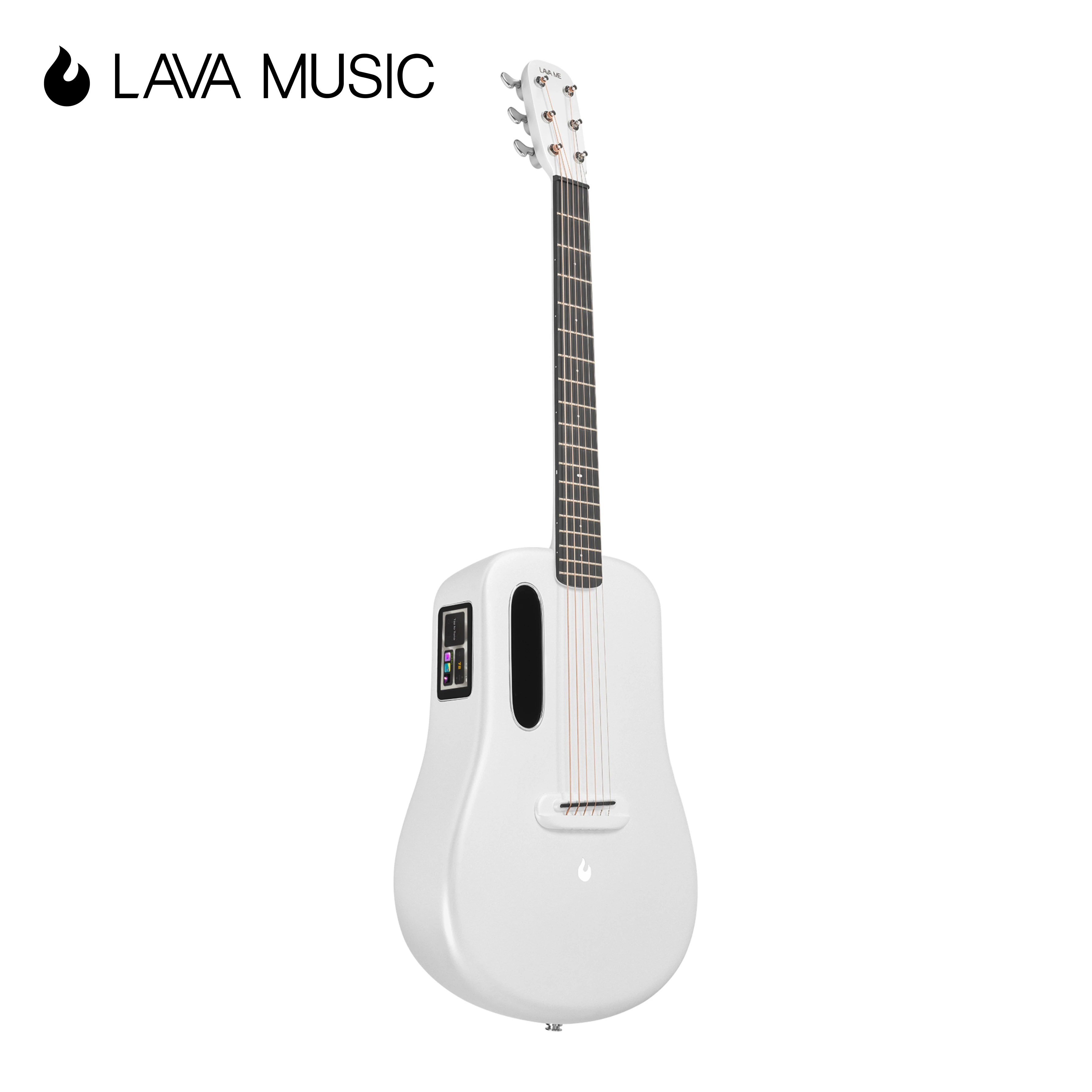 LAVA ME 3 Smartguitar Carbon Fiber Acoustic Guitar with Tuner 38&quot WH Official Store |