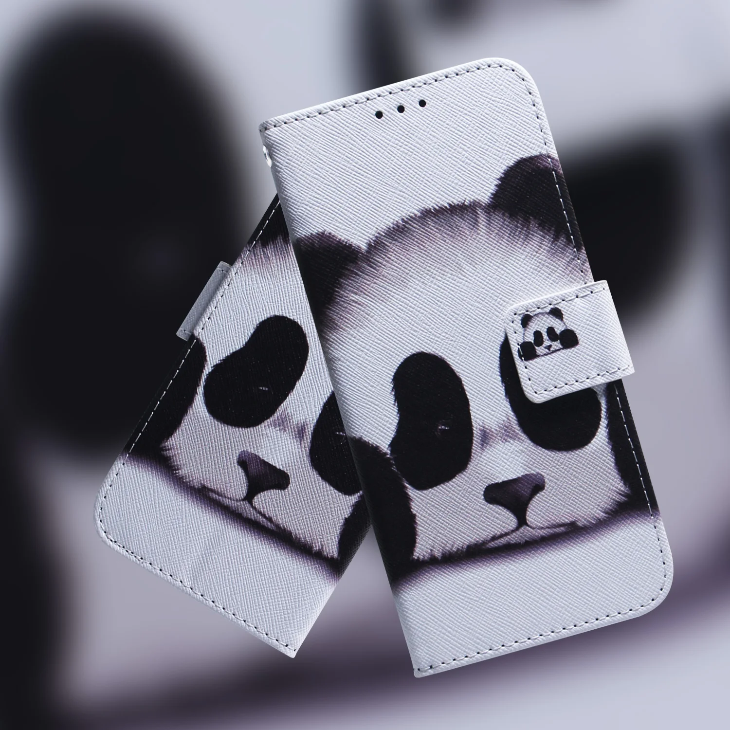 Elegant Painted Flip Leather Magnetic Phone Case – Premium Protection Cover with Stylish Design