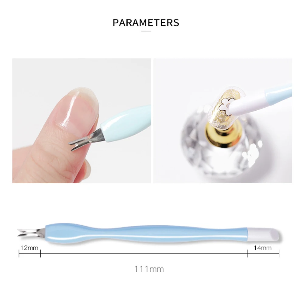 Dead Skin Remover Nail Art Fork Cuticle Remover Nipper Pusher Trimmer Stainless Steel Pedicure Nails Care Nail Tools 10/5Pcs