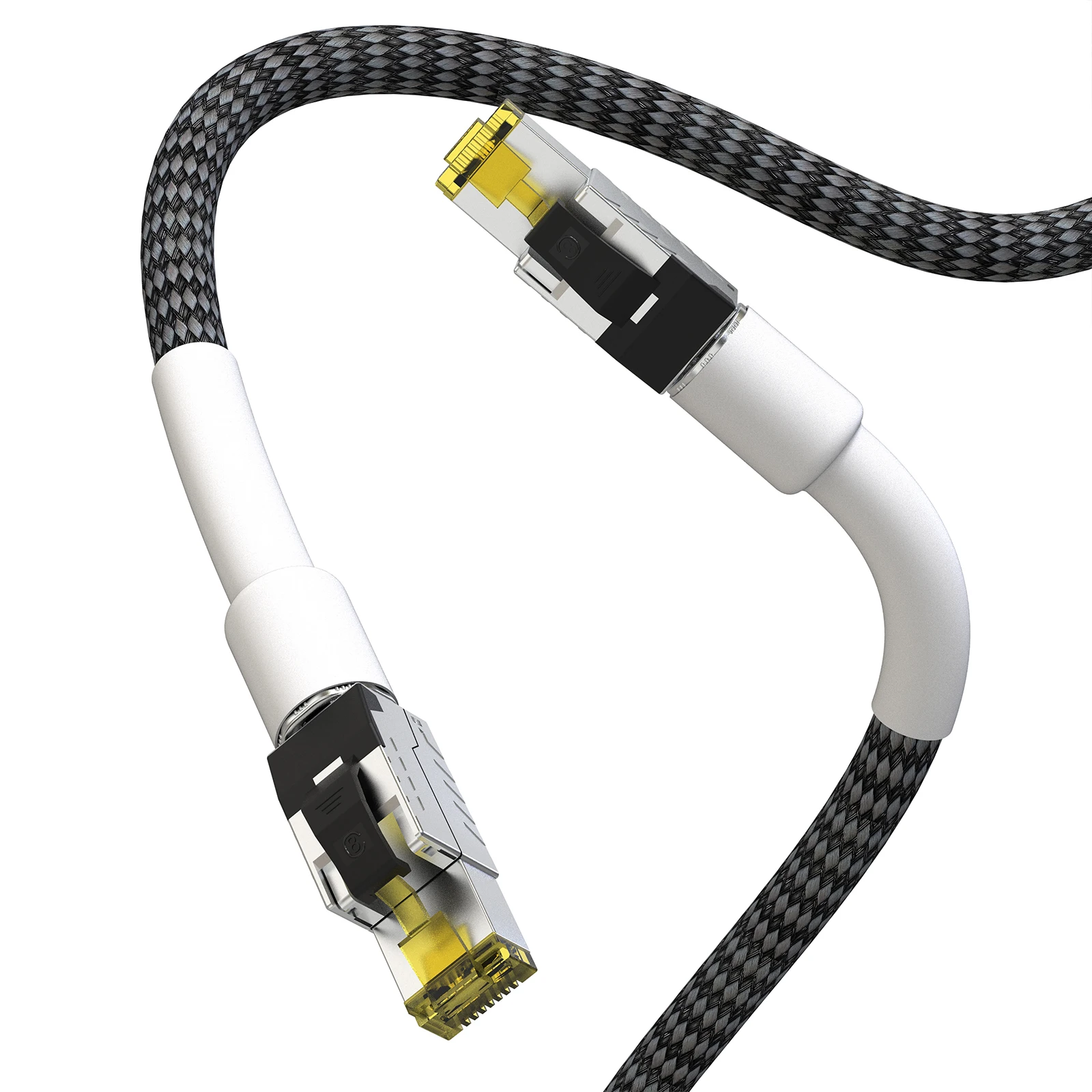 Monosaudio 99.998% OFC  ̴ ̺, Cat8 ӵ  ̺, RJ45 Ʈũ ġ ̺, ļ 
