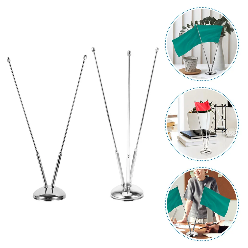 

Table Flag Pole Home Universal Pedestal Advertising Desk Holder Multipurpose Indoor