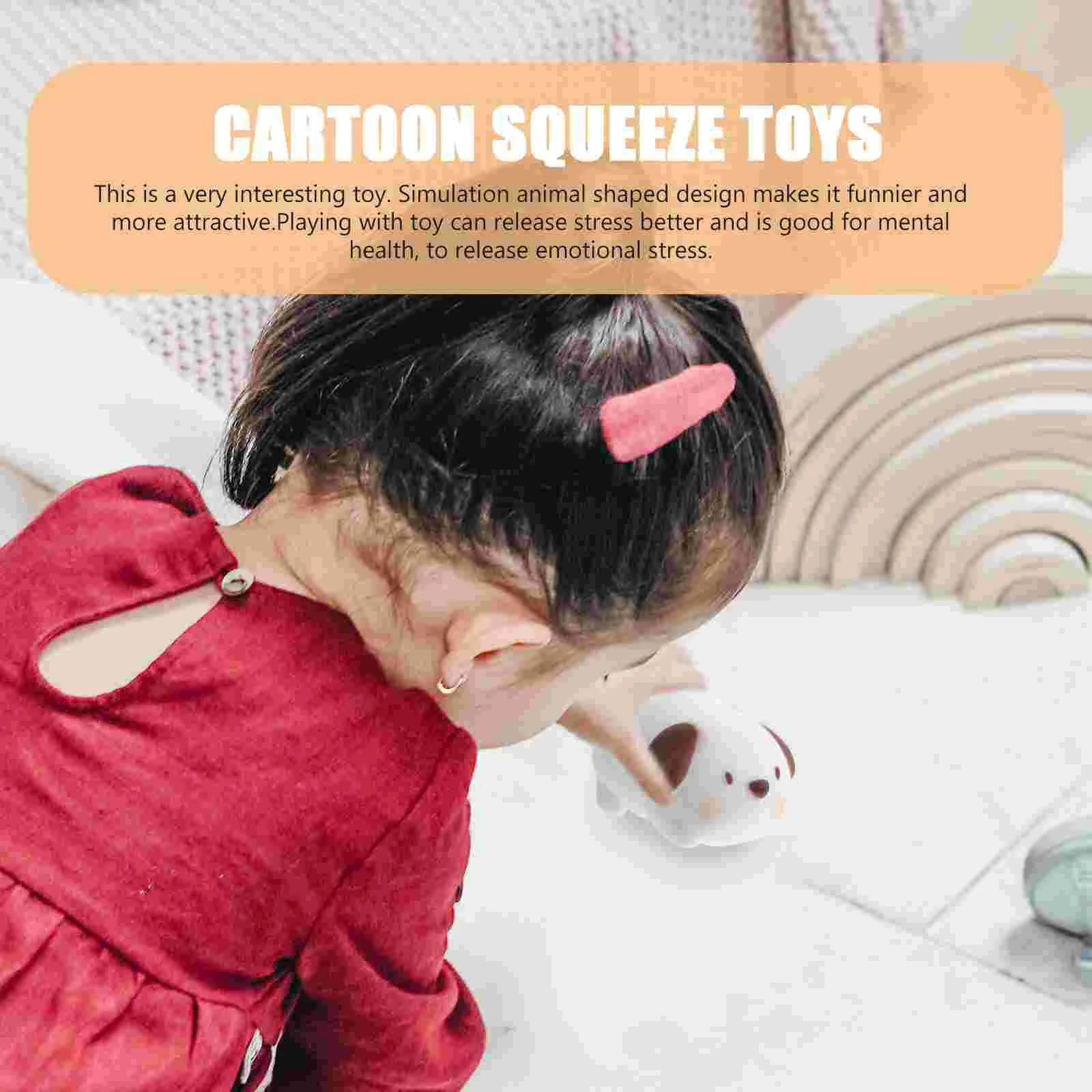 Office Pressure Relief Toys Animal Stress Balls Cartoon Stretchy For Party Favor Creative Sensory Plaything Squishy Bulk 6