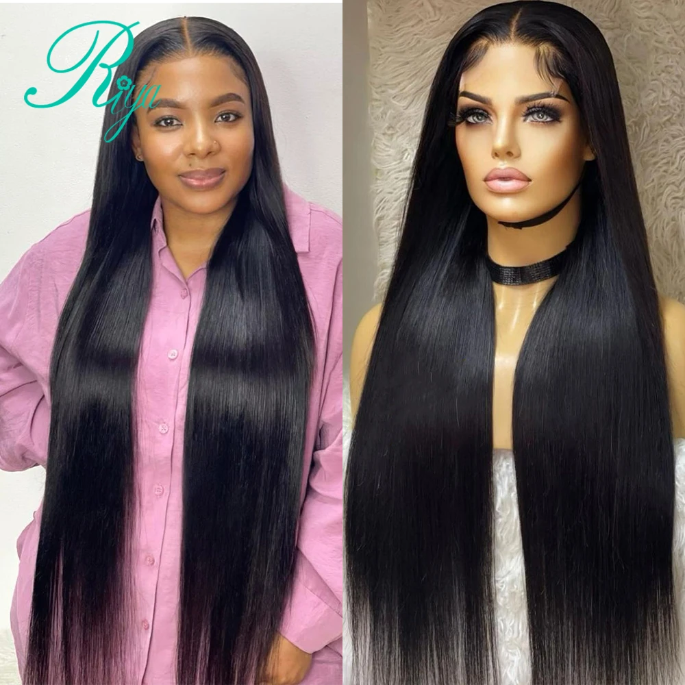 Bone Straight 13x4 Lace Frontal Wig Brazilian Remy Human Hair 13X6 Lace Frontal Human Hair Wigs For Black Women 180% Density