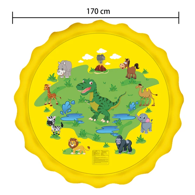 68inch Inflatable Water Player Pools Toys Games Center Children Mattress Children Kids Summer Backyard Outdoor Water Summer Toys 5