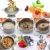 Kids Toy Pots and Pans Toys - Kitchen Play Set Pretend Cookware Mini Stainless Steel Cooking Utensils Development Toys 3