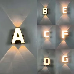 Illuminated Alphabet LED Letter Lights - Customizable Decorative Sign for Events and Home Decor (Warm White)