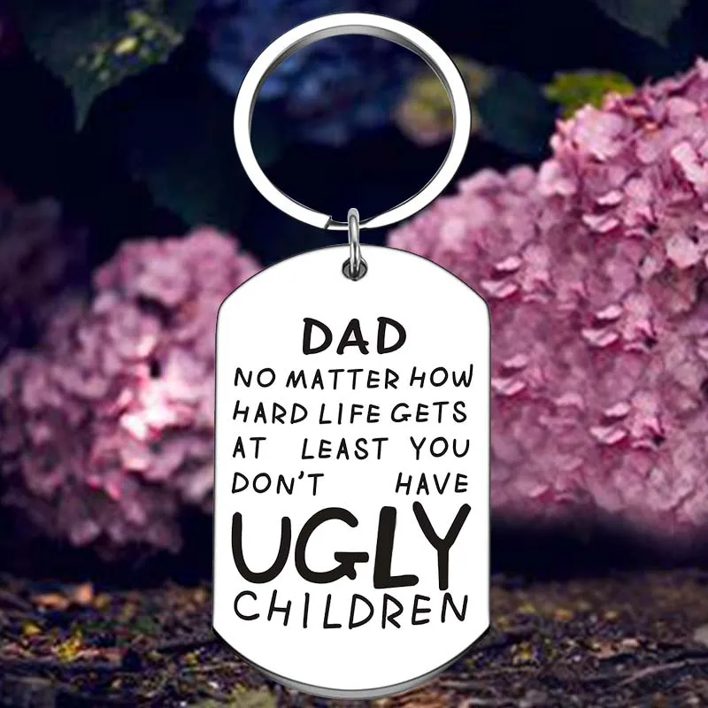 

Fathers Day Dad Gifts Keychain Funny Grandpa Father in Law Husband Key Rings Bonus Dad Best Dad chrismas gift