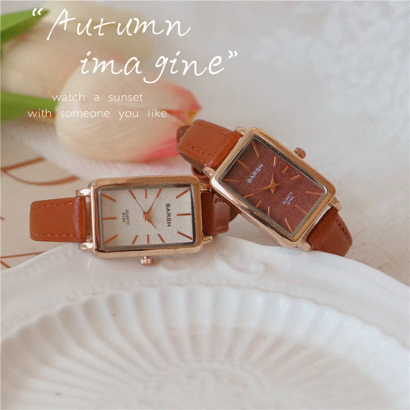 

Fashion Luxury Watches for Women Bracelet Set Ladies Bracelet Watch Casual Leather Quartz Watch Waterproof Wristwatch Clock