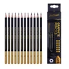 Professional Charcoal Pencils Set 12Pcs Sketch Black Pencils for Drawing, Sketching, Shading, Blending, Beginners & Artist 1