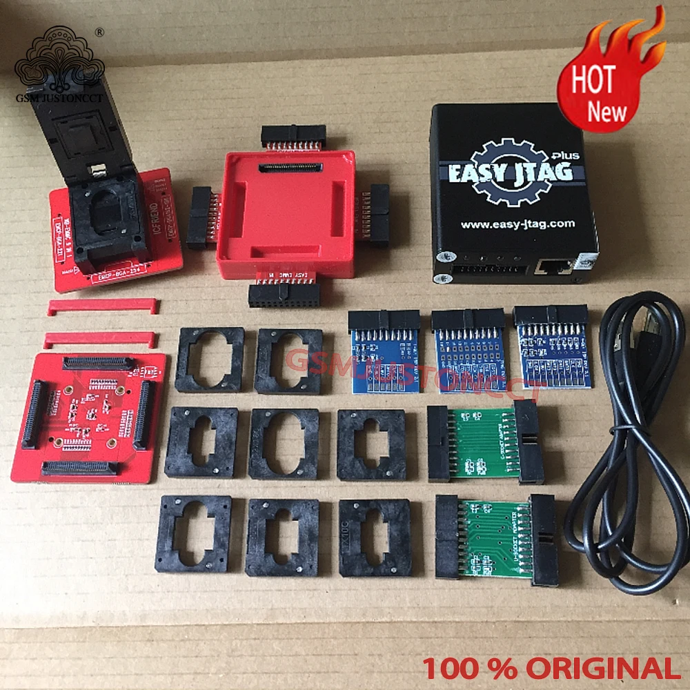 

2024 Original New version Z3X Easy Jtag Plus Box Easy-Jtag plus box，ICFRIEND E-MATE EMMC BGA 13 IN 1 Socket and ISP Adapter