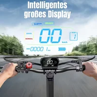 Trottinette électrique TODIMART G2-ZX 10 pouces pour adultes, moteur 500W, 48V 13Ah, autonomie 40-60 km, trottinette électrique pliable avec double freinage, certifiée ABE 3
