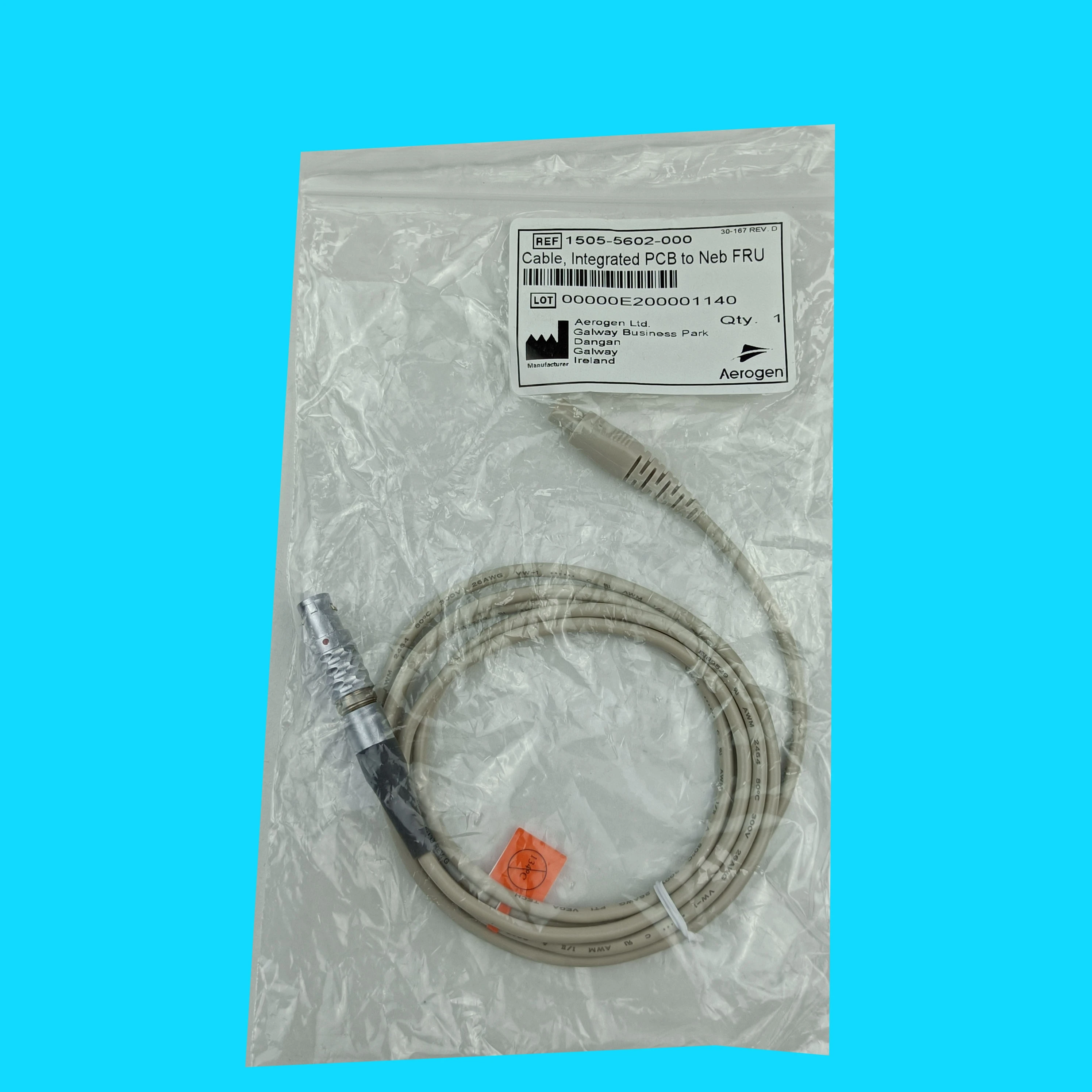 

Aer ogen pro cable connector PN: 1505-5602-0 new original