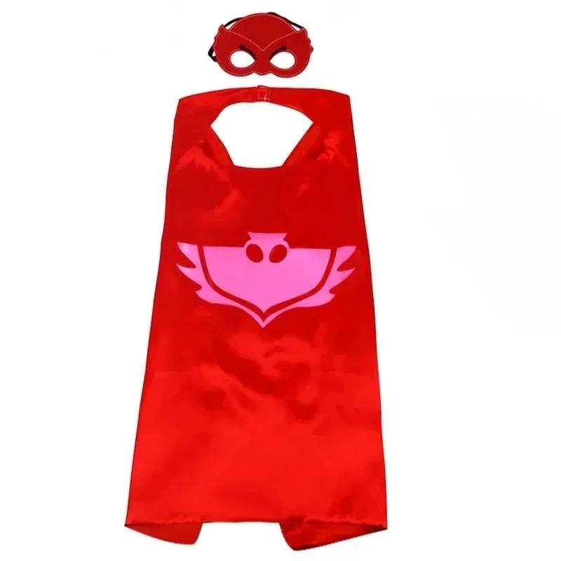 Costumi da Eroe con Mantello Rosso, Blu e Verde, Completi di Maschere, Perfetti per Halloween, Feste di Compleanno e Travestimenti Natalizi - immagine 2