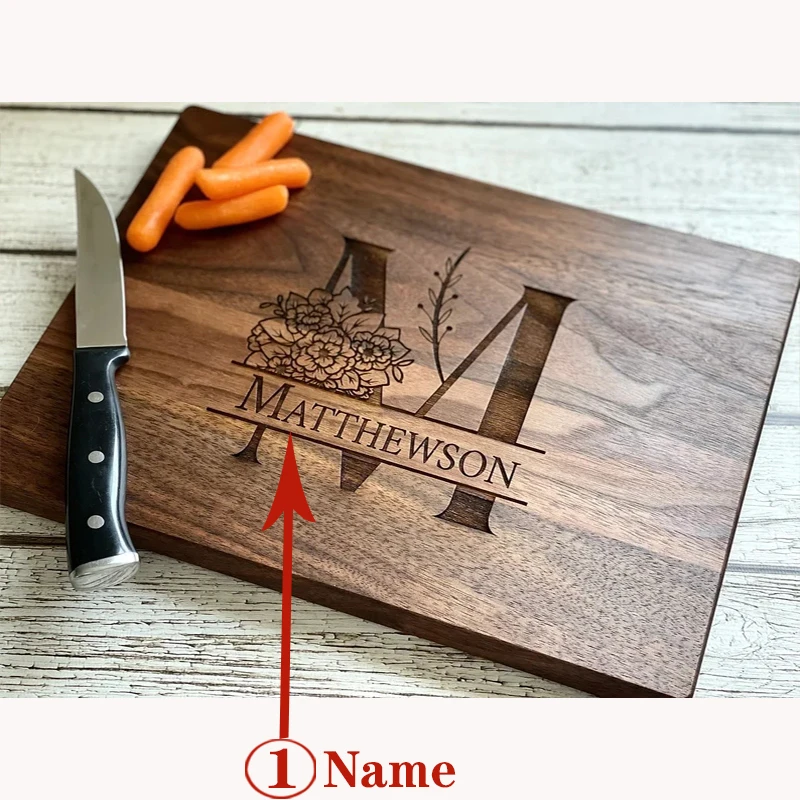 New Personalized Custom Text Carved Steak Tray Household Cutting Board  Kitchen Chopping Block Christmas Valentine's Day Gifts - AliExpress