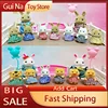 New 1/12 4.5CM Simulation Forest Animal Baby Family Toys Critters Rabbit Dolls Dollhouse Figures Accessories Gifts For Chirldren 1