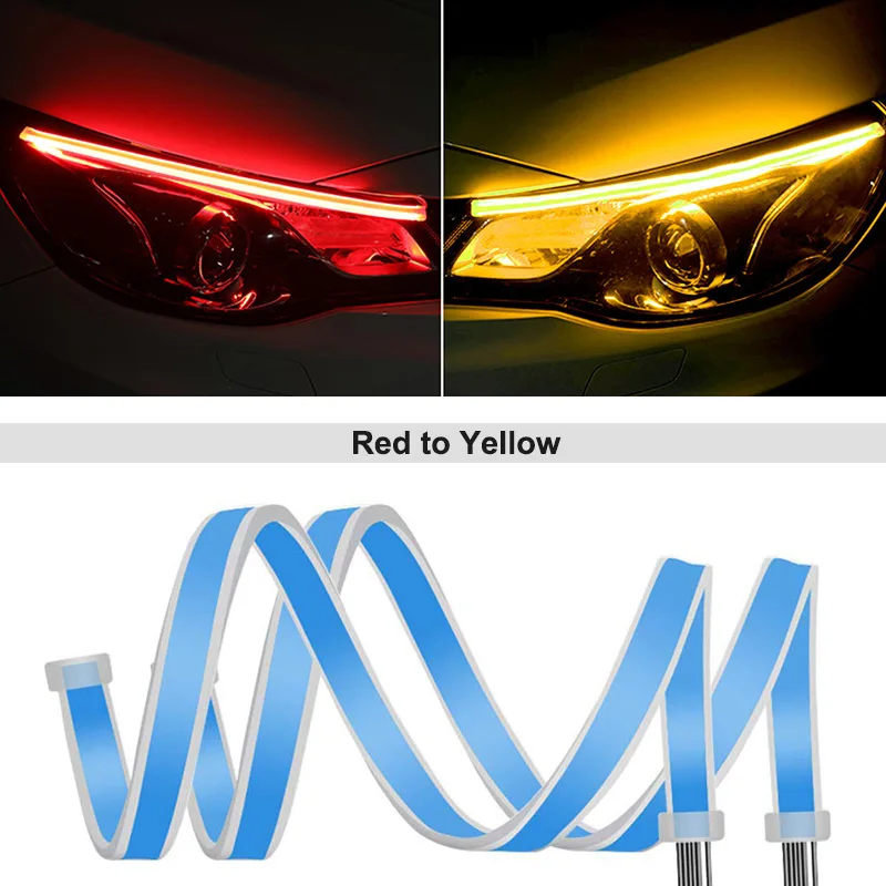 ตัวเลือกสินค้า ไฟ LED DRL ยืดหยุ่น กันน้ำ สำหรับรถยนต์