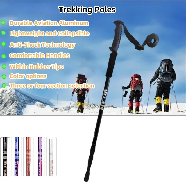 Collapsible Hiking Trekking Poles 1