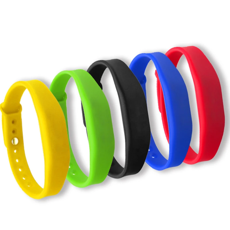 Adjustable Waterproof Silicone NFC NTAG215 RFID Wrist Band Bracelet Wristband 3