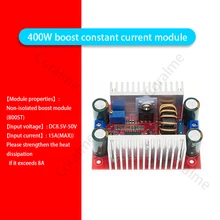 

400WDC-DC High Power Constant Voltage Constant Current Boost Power Supply Module LED Boost Drive Notebook Battery Charging 1Pcs