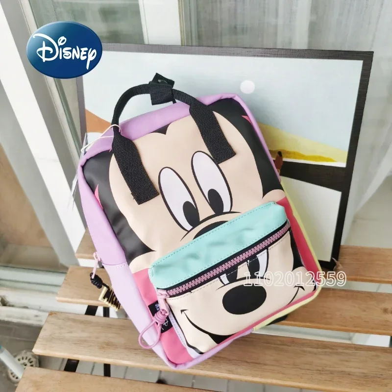 Disney Mickey New Children's Backpack Luxury Brand Children's School Bag High Quality Cartoon Cute Fashion Student School Bag