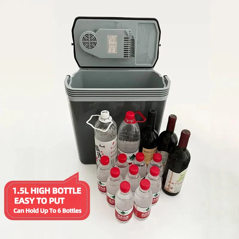 Home-appliance Portable Mini Refrigerator Freezer Heating Machine 25L Capacity 12V 220V Car Use, Home Use, Camping Use