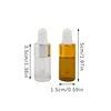 10pcs 3ml Clear Mini Glass Dropper Bottles Small Empty Glass Dropper Bottles For Essential Oils Sample DIY Cosmetic Liquid 6
