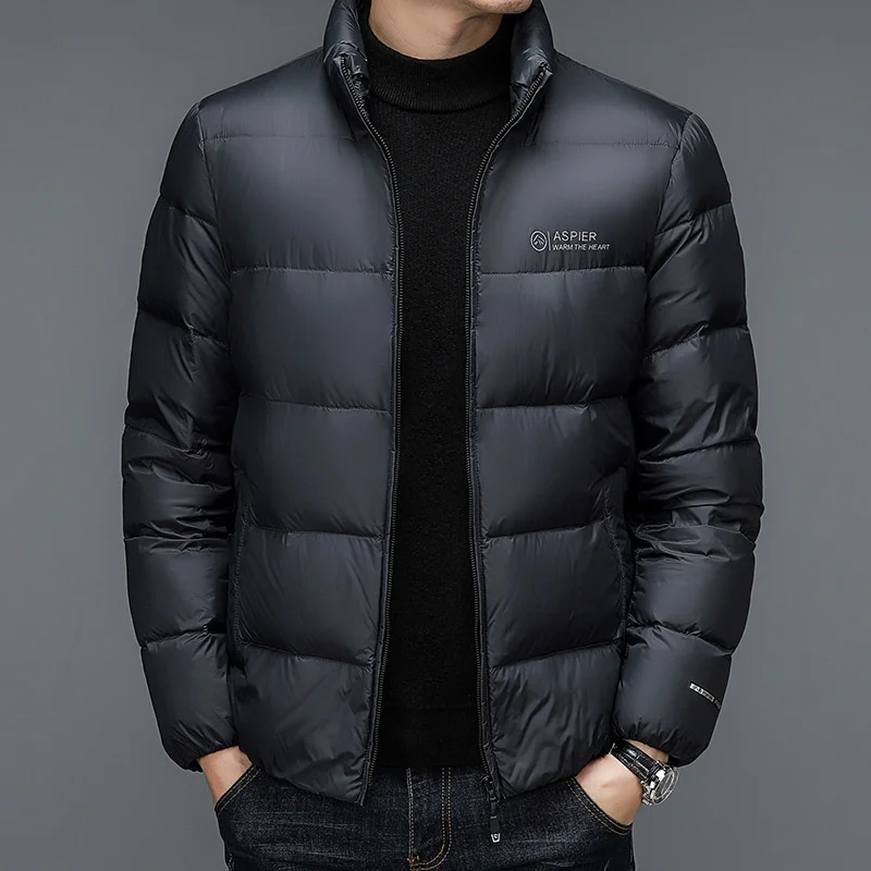 Высококачественный белый пуховик 90%