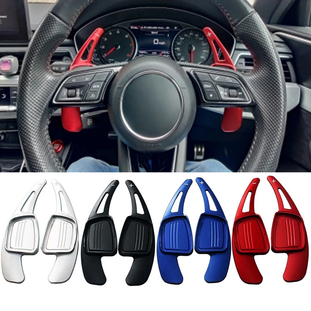 Schakelpaddle Voor TT Voor TTS Voor A5 Voor A4 B8 Voor A3 Voor Q5 Voor A8 Sportback Quattro Sline Auto Stuurwiel Schakelpaddle Verlenging Schakelpaddle-extensie(Blue