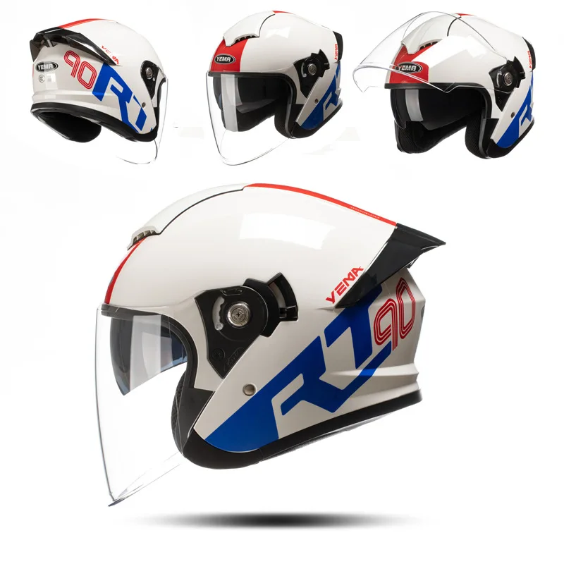 YEMA-Ʈ   3/4,   , ϼ capacete Ƽ   ¸ 