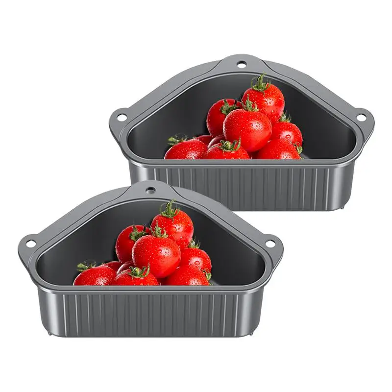 주방 싱크대 식품 필터, 견고한 삼각 구조 싱크 채반, 파티클용 다기능 싱크 바..