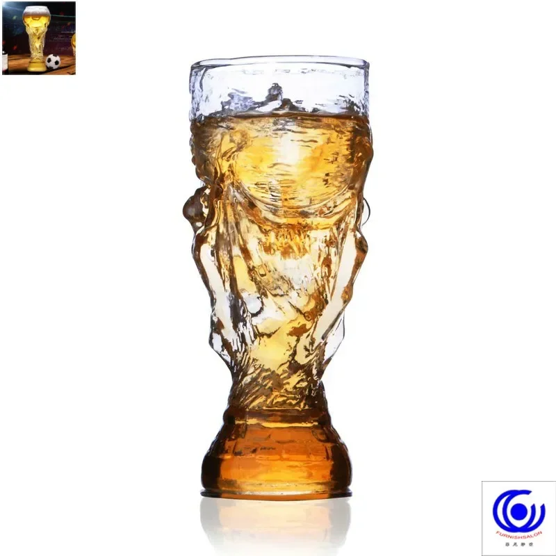 

new Creative bar drinkware red wine bottle whisky beer Hercules world cup fruit juice glass football soccer 300ml/850ml