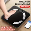Smart Scale Track Weight BMI Body Fat High-Capacity Health Monitor with App 400lbs weighing scale Bluetooth Precision 3
