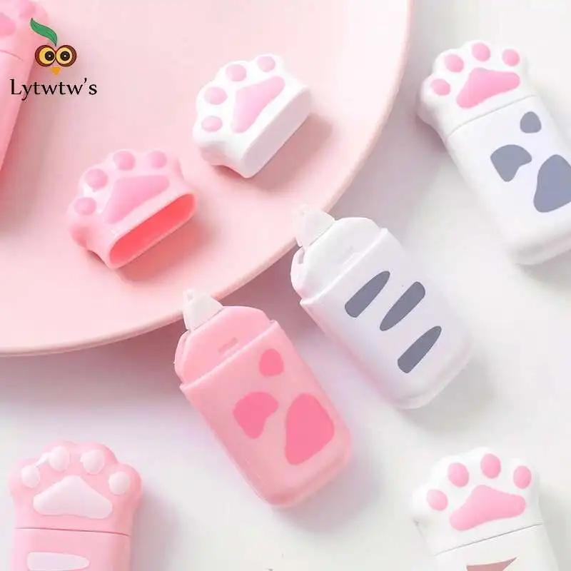 1 Pcs Lytwtw's Lovely Kawaii Cat Claw Cute Correction Tape Stationery Office School Supply Gift