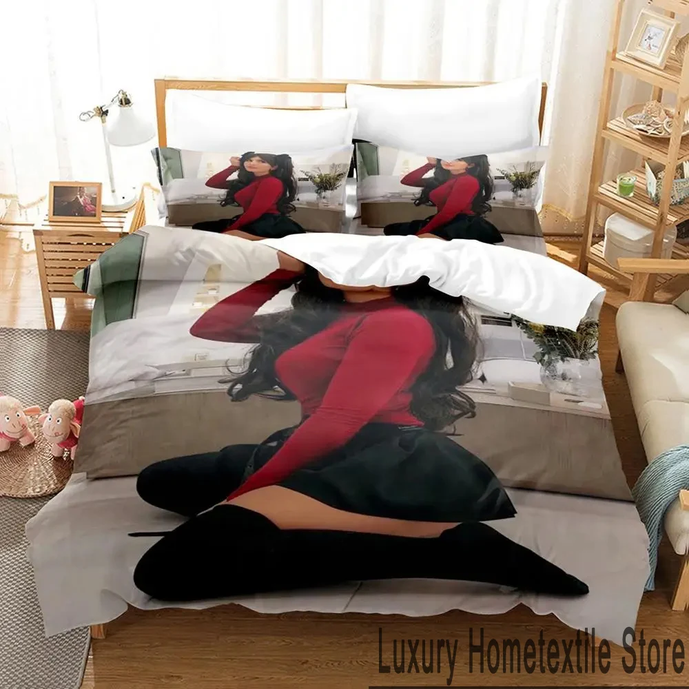 Sexy Girl SSSniperWolf Bedding Set,Duvet Cover Comforter Bed Set Quilt Cover Pillowcase,King Queen Twin Size Boys Girls Adults 5