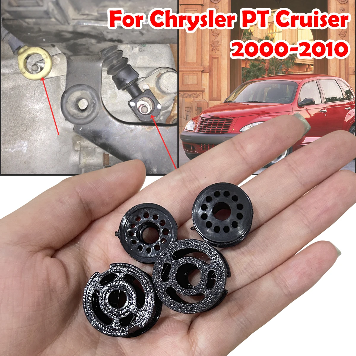 4pc Manuelle 5SP Für Chrysler PT Cruiser Getriebe Selector Verknüpfung Tülle Glatte Shifting Upgrade Shift Kabel Buchse Kit Ersatz