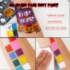 Bowitzki Halloween Makeup Special Effects Oil Face Body Paint Fake Blood Scar Wax Charred Ash Powder with Sponges Brush 3