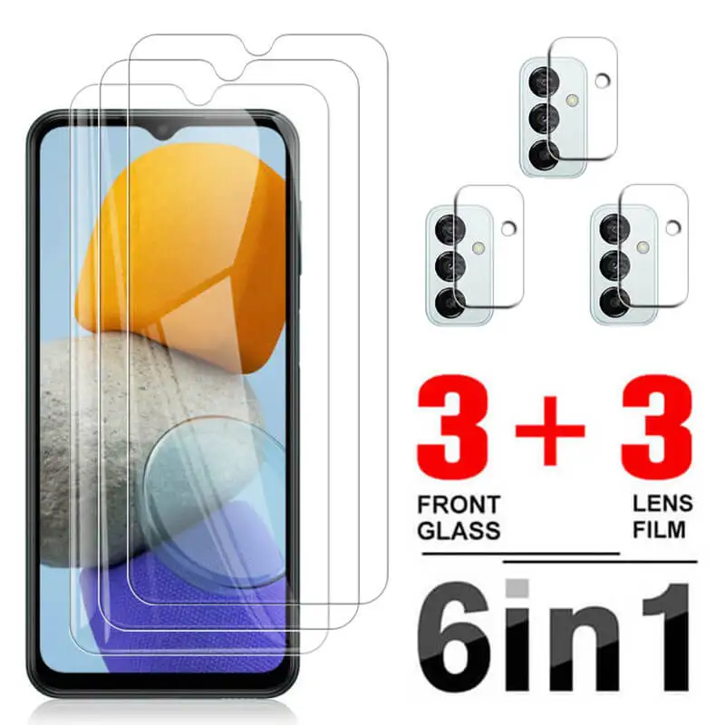 Vetro Dell'Obiettivo Della Fotocamera Per Samsung M23 Proteggi Schermo Per Samsung A23 M33 A33 M23 Vetro Protettivo Su Sumsung M 23 M23 6.60 "Vetro