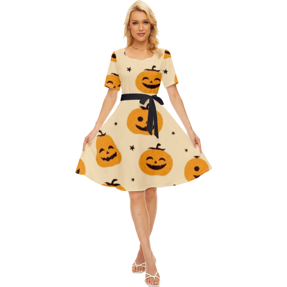 Customized Spring Dress Women Stylish Party Dress A-Line Girdle Dresses Girl Trend Fashion Elegant Popular DIY Dresses 2