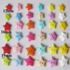 NBNNVA 50Pcs Assorted Colors 12MM/16MM/19MM Star Shape Plastic Buttons Sewing DIY Garment Accessories 6
