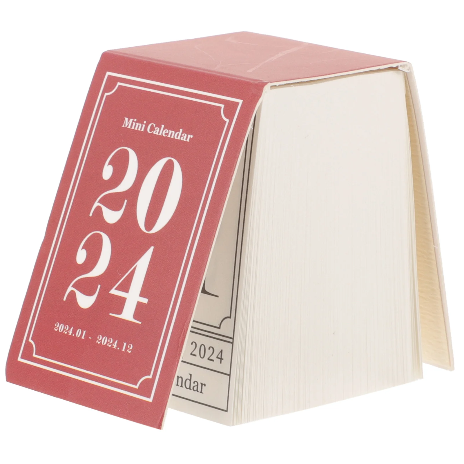 

Mini Desk Calendar Daily Tabletop Tearable Clear Printing Schedule Planning Delicate