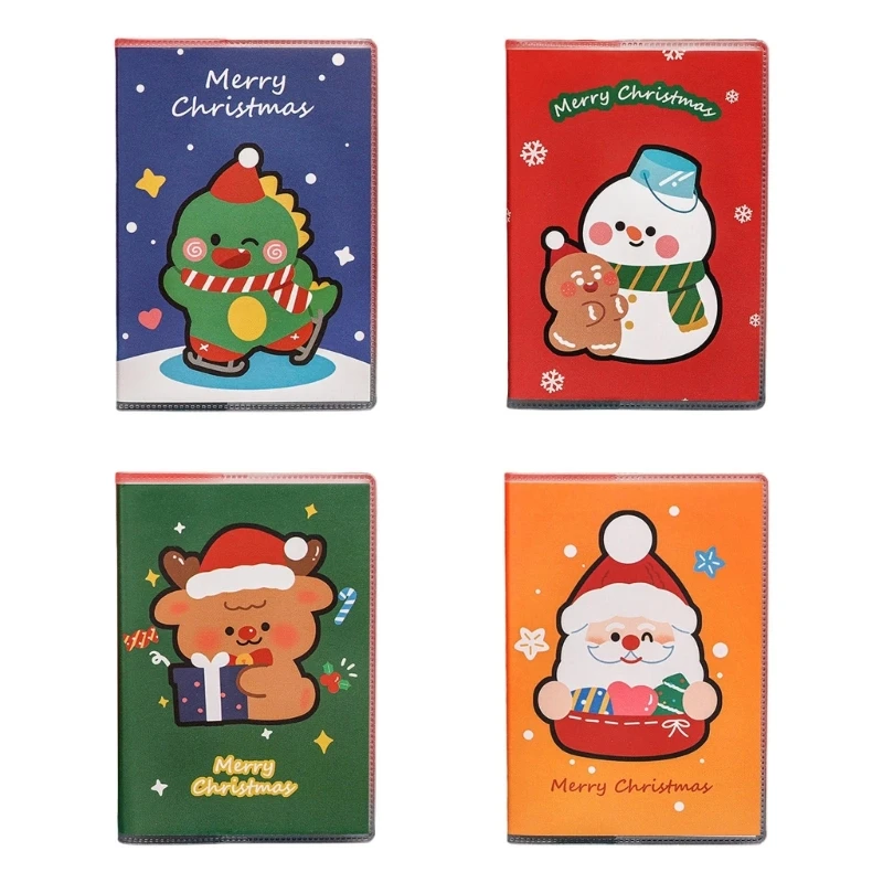 Small Christmas Notebooks Pocket Writing Pad for Student Writing Journaling, Dropship