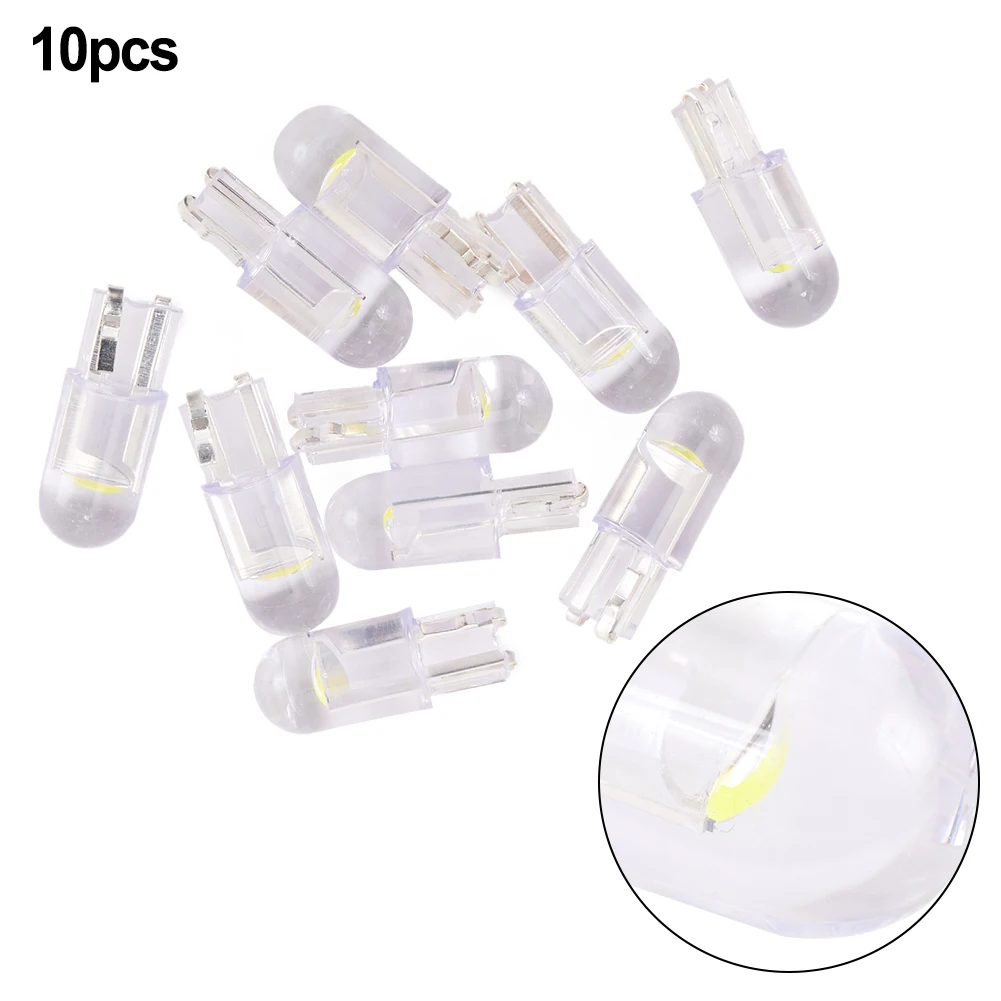 

Part COB Led Lights 10x Accessories Bulbs Canbus Car Error Free Parts Replacement Side Light T10 501 0.15A 1.5W
