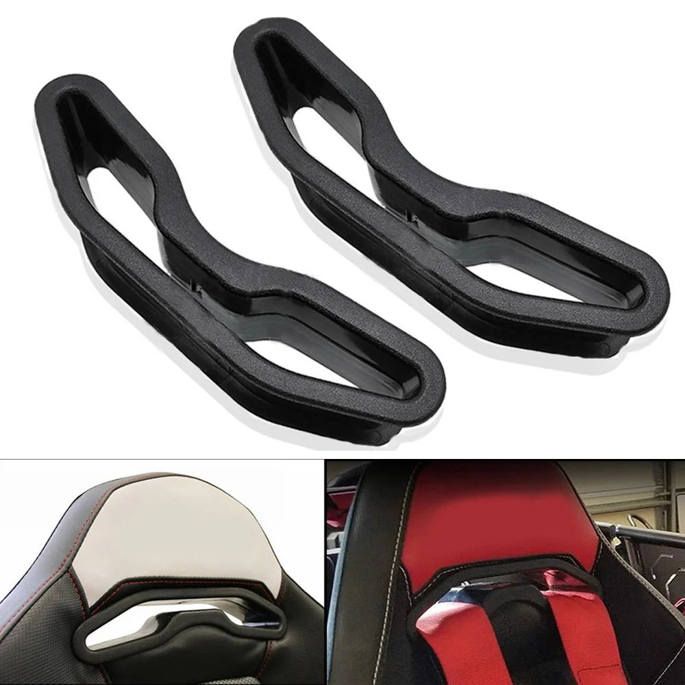 Seat Bezel Insert Harness Pass Through UTV Seat Covers Kit for Polaris RZR XP Sportsman 1000 Turbo General 2014-2022